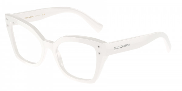 Dolce & Gabbana DG3386 Eyeglasses, 3312 WHITE