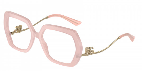Dolce & Gabbana DG3390B Eyeglasses, 3436 OPAL ROSE (PINK)