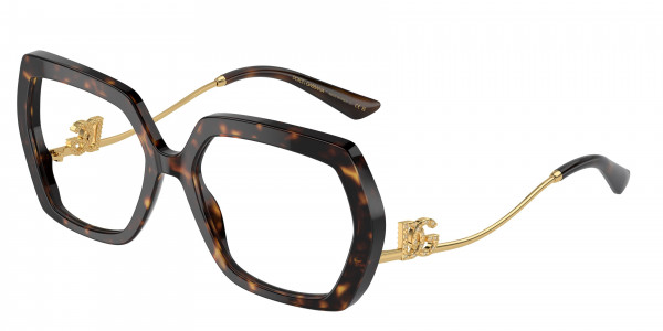Dolce & Gabbana DG3390B Eyeglasses, 502 HAVANA (TORTOISE)