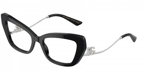 Dolce & Gabbana DG3391B Eyeglasses, 501 BLACK