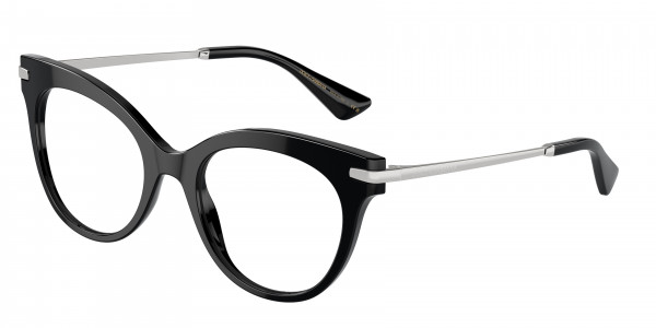 Dolce & Gabbana DG3392 Eyeglasses, 501 BLACK