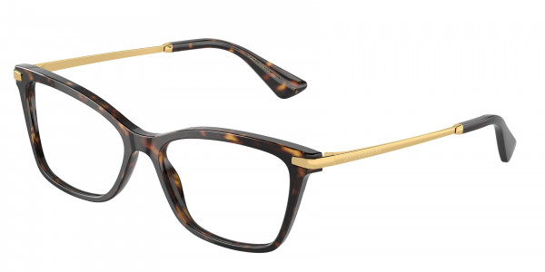 Dolce & Gabbana DG3393 Eyeglasses, 502 HAVANA (TORTOISE)