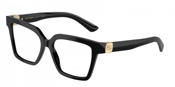Dolce & Gabbana DG3395 Eyeglasses, 501 BLACK