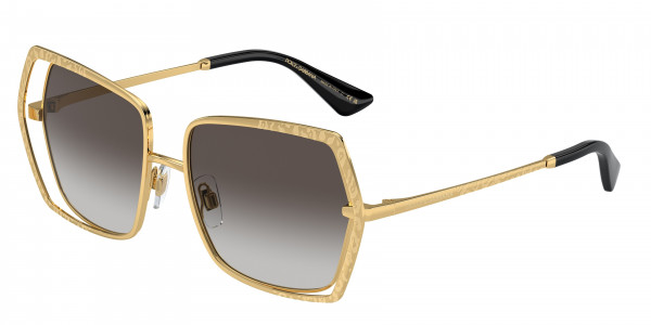 Dolce & Gabbana DG2306 Sunglasses, 02/8G GOLD GREY GRADIENT (GOLD)