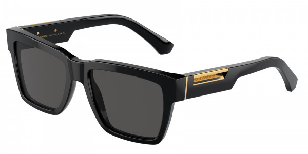 Dolce & Gabbana DG4465F Sunglasses, 501/87 BLACK DARK GREY (BLACK)