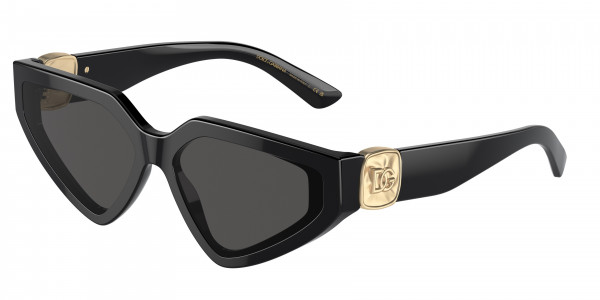 Dolce & Gabbana DG4469F Sunglasses, 501/87 BLACK DARK GREY (BLACK)
