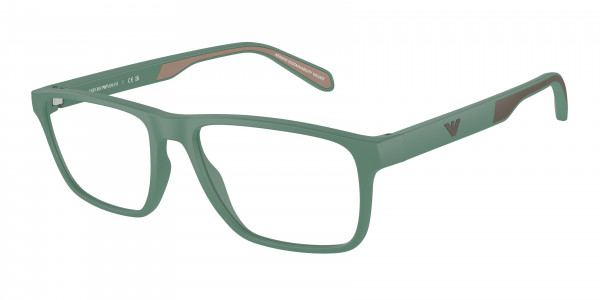 Emporio Armani EA3233 Eyeglasses, 6102 MATTE ALPINE GREEN (GREEN)