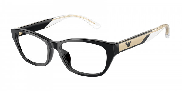 Emporio Armani EA3238U Eyeglasses, 5017 SHINY BLACK (BLACK)
