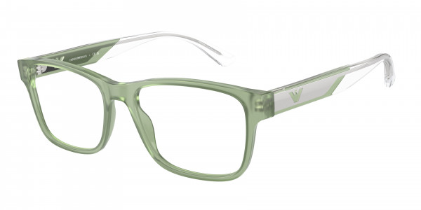 Emporio Armani EA3239 Eyeglasses, 6094 SHINY OPALINE GREEN (GREEN)
