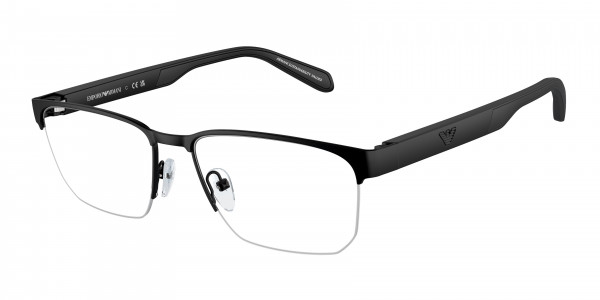 Emporio Armani EA1162 Eyeglasses, 3001 MATTE BLACK (BLACK)