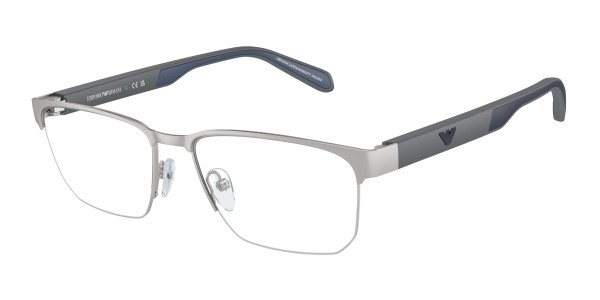 Emporio Armani EA1162 Eyeglasses, 3045 MATTE SILVER (SILVER)