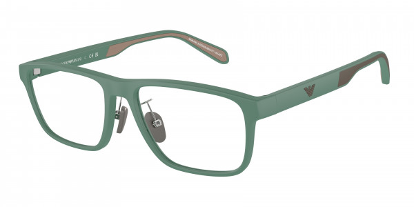 Emporio Armani EA3233F Eyeglasses, 6102 MATTE ALPINE GREEN (GREEN)