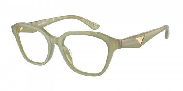 Emporio Armani EA3235U Eyeglasses, 6116 SHINY OPALINE GREEN (GREEN)