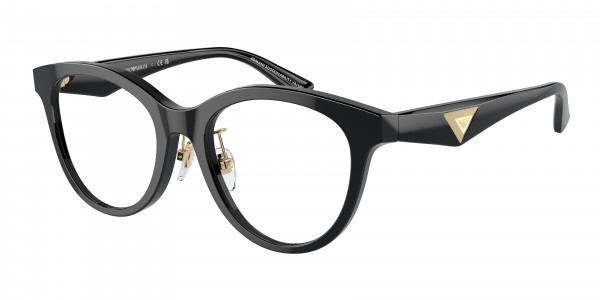 Emporio Armani EA3236F Eyeglasses, 5017 SHINY BLACK (BLACK)