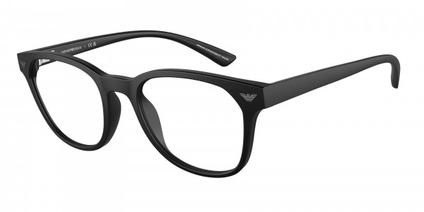 Emporio Armani EA3240U Eyeglasses, 5001 MATTE BLACK (BLACK)