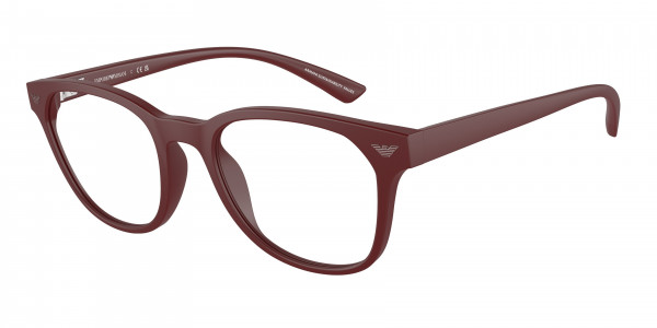 Emporio Armani EA3240U Eyeglasses, 6101 MATTE BORDEAUX (RED)
