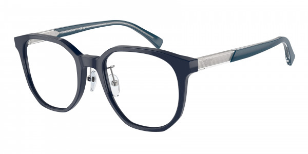 Emporio Armani EA3241D Eyeglasses, 6039 SHINY BLUE (BLUE)