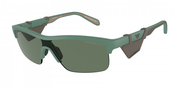 Emporio Armani EA4218 Sunglasses, 610276 MATTE ALPINE GREEN DARK GREEN (GREEN)
