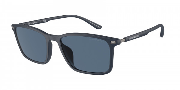 Emporio Armani EA4223U Sunglasses, 508880 MATTE BLUE DARK BLUE (BLUE)
