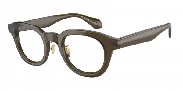Giorgio Armani AR7253 Eyeglasses, 6061 TRANSPARENT GREEN (GREEN)
