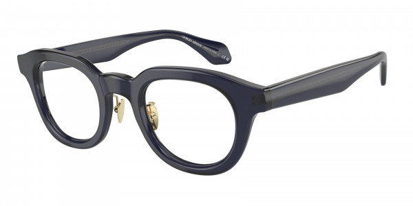 Giorgio Armani AR7253 Eyeglasses, 6064 TRANSPARENT BLUE (BLUE)