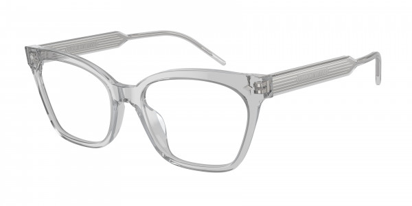 Giorgio Armani AR7257U Eyeglasses, 6080 TRANSPARENT GREY (GREY)