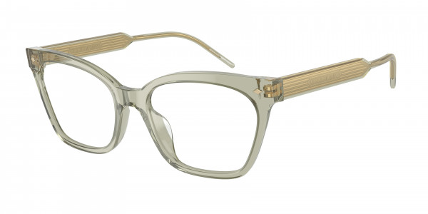 Giorgio Armani AR7257U Eyeglasses, 6083 TRANSPARENT GREEN (GREEN)