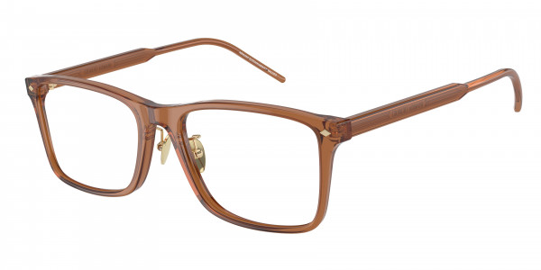 Giorgio Armani AR7258F Eyeglasses, 5932 TRASPARENT BROWN (BROWN)