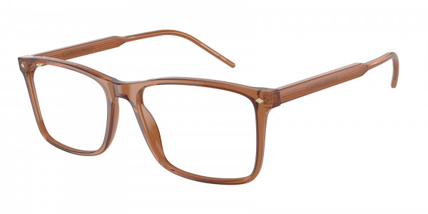 Giorgio Armani AR7258 Eyeglasses, 5932 TRASPARENT BROWN (BROWN)
