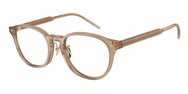 Giorgio Armani AR7259F Eyeglasses, 6072 TRASPARENT BROWN (BROWN)