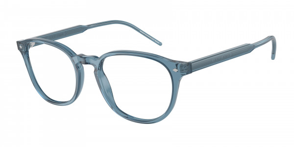 Giorgio Armani AR7259 Eyeglasses, 6071 TRASPARENT BLUE (BLUE)