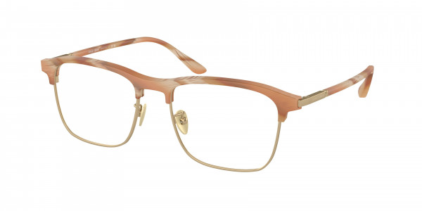 Giorgio Armani AR7262 Eyeglasses, 6067 MATTE HONEY HORN (YELLOW)
