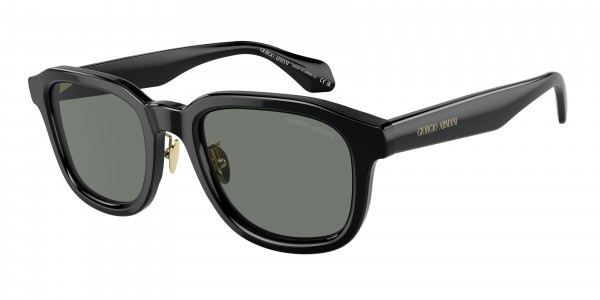 Giorgio Armani AR8206 Sunglasses, 6060/1 BLACK GREY (BLACK)