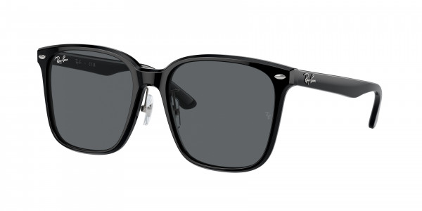 Ray-Ban RB2206D Sunglasses, 901/87 BLACK DARK GREY (BLACK)