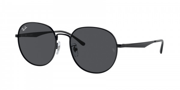 Ray-Ban RB3727D Sunglasses, 002/87 BLACK DARK GREY (BLACK)