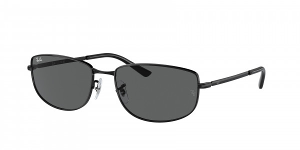Ray-Ban RB3732 Sunglasses, 002/B1 BLACK DARK GREY (BLACK)