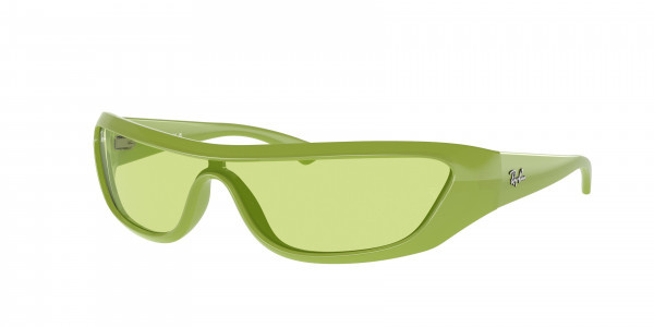 Ray-Ban RB4431 XAN Sunglasses, 6763/2 XAN APPLE GREEN GREEN (GREEN)