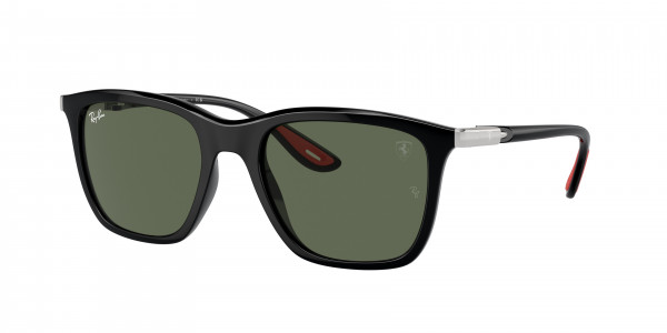 Ray-Ban RB4433M Sunglasses, F60171 BLACK DARK GREEN (BLACK)