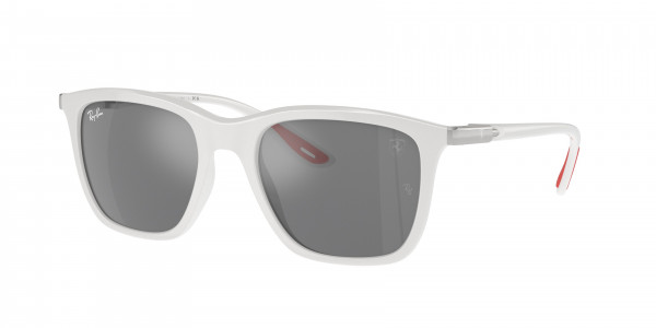 Ray-Ban RB4433M Sunglasses, F6256G WHITE GREY MIRROR SILVER (WHITE)