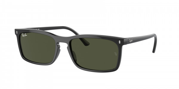 Ray-Ban RB4435 Sunglasses, 901/31 BLACK GREEN (BLACK)
