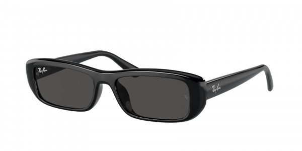 Ray-Ban RB4436D Sunglasses, 667787 BLACK DARK GREY (BLACK)