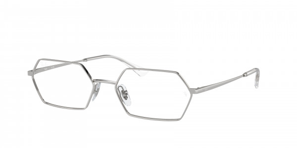 Ray-Ban Optical RX6528 YEVI Eyeglasses, 2501 YEVI SILVER (SILVER)