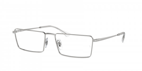 Ray-Ban Optical RX6541 EMY Eyeglasses, 2501 EMY SILVER (SILVER)