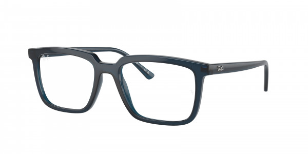 Ray-Ban Optical RX7239 ALAIN Eyeglasses, 8256 ALAIN OPAL DARK BLUE (BLUE)