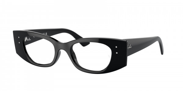 Ray-Ban Optical RX7327 KAT Eyeglasses, 8260 KAT BLACK (BLACK)