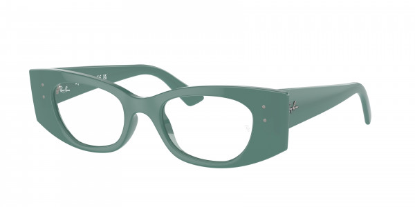 Ray-Ban Optical RX7327 KAT Eyeglasses, 8345 KAT ALGAE GREEN (GREEN)