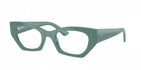 Ray-Ban Optical RX7330F ZENA Eyeglasses, 8345 ZENA ALGAE GREEN (GREEN)