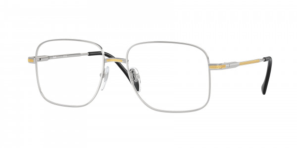 Sferoflex SF2298 Eyeglasses, 131 SHINY CHROME WITH GOLD PART (SILVER)