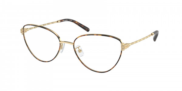 Tory Burch TY1085 Eyeglasses, 3349 SHINY LIGHT GOLD (GOLD)