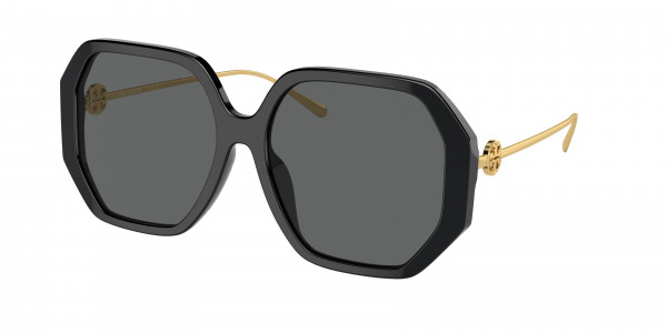 Tory Burch TY7204D Sunglasses, 170987 BLACK DARK GREY (BLACK)